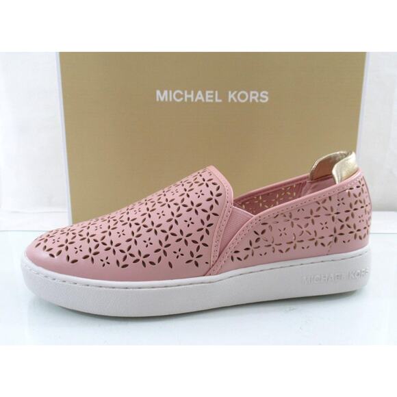 Michael Kors Ophelia Slip On Sneaker Perforated Smokey Rose - Picture 2 of 5